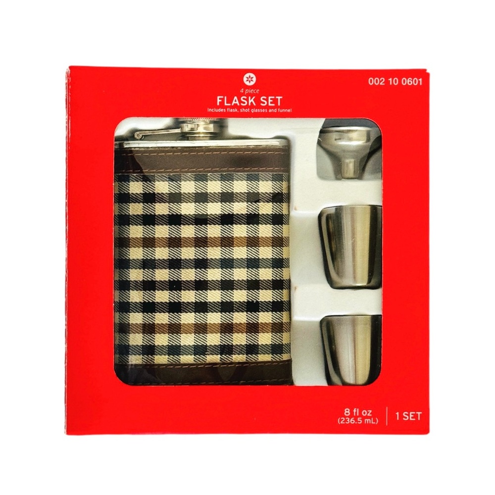 Flask Gift Set 4-Piece NEW NIB